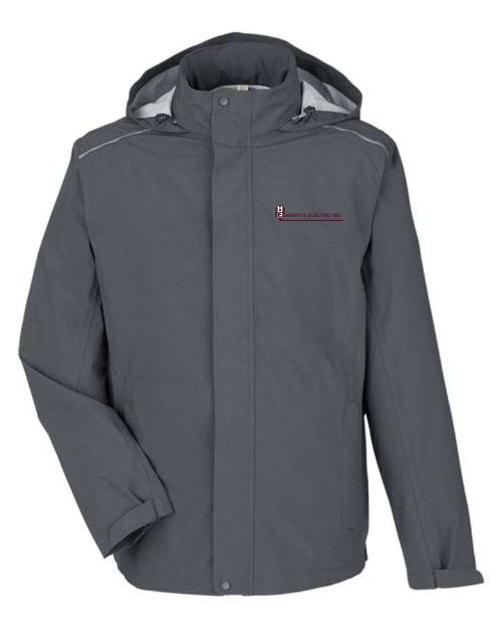 Mens Barrier Packable Rain Jacket